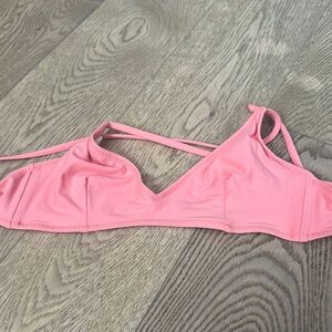 J Crew Pink Strappy Bikini Top